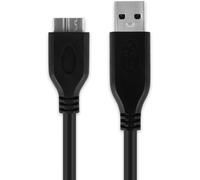 KALANKA-Câble USB relai routeur WiFi Data Charge 1A 1m Compatible avec Netgear AirCard 810 / AirCard 810S Micro USB 3.0 vers USB A 3.0 Noir PVC