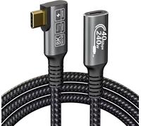 KALANKA-Câble USB4 d'extension, avec câble Thunderbolt 4, 240 W, câble de charge 40 Gbps, câble de données 8K @ 60 Hz HDR, PD3.1 Data Transfer with External SSD eGPU