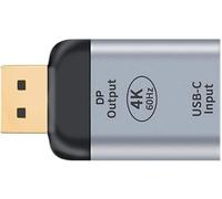 KALANKA-Cablecc - Adaptateur USB-C femelle vers DisplayPort HDTV à résolution 4K 60 Hz 1080p pour tablette, téléphone et ordinateur portable