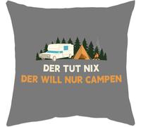 Kalanka-Cadeaux De Camping Amusants Pour Hommes, 45 X 45 Cm, Housse De Coussin Personnalisée, Cadeau D'anniversaire, Accessoires De Camping, Gadgets Avec Inscription « Das Tut Nix Der Will Nur