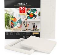 KALANKA-Cadre Arteza DIY, bloc de papier d'art acrylique, 24.2x24.2 cm, 20 feuilles, papier acrylique épais pour peinture, 220 lb, 360 g/m², sans acide, bloc en cellulose pour la peinture et les arts