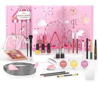 Kalanka-Calendrier De L'avent Beauté 2024 Pour Femmes Et Filles,Maquillage Ensemble Avec Des Cadeaux Cosmétiques 24 Excellents Produits De Beauté,Calendrier Du Compte À Rebours,Cadeau De Noël Idéa