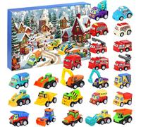 KALANKA-Calendrier de L'avent Voiture, Calendrier de L'avent 2024 Enfant, Calendrier de L'avent Garcon avec 24 Jouet Car Calendrier Avent, Calendrier de l'Avent Cars pour Garçon Enfant 3 4 5 6 7 8 9A
