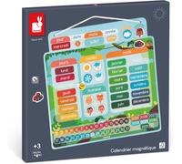 KALANKA-- Calendrier Magnétique Version Française - 71 Magnets - Jeu Educatif - Mieux Appréhender la Notion du Temps et Gagner en Autonomie - Jouet en Carton FSC ¿ Dès 3 Ans - J05466