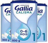 Kalanka-- Calisma 1er Âge - Lait En Poudre Pour Bébé - Lait Bébé De 0 À 6 Mois - Sans Huile De Palme - Dès La Naissance - 75 Biberons - Lot De 3x830g