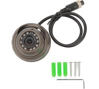 KALANKA-Caméra Dôme Intérieure de Véhicule, Enregistrement Audio Vidéo DC12V 4 Broches, Kit de Moniteur de Bus d'interface d'aviation Grand Angle pour Camping-Car (1080P)