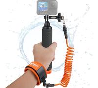 KALANKA-Camera Sport Poignée Flottante Anti-Glissant avec Réglable Sangle de Sécurité Noyau d'acier Compatible avec GoPro Hero Insta360 Caméscopes Etanche Action Cam sous Marine Surf Kayak Perche a S