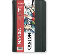 KALANKA-CANSON Graduate Book Manga - Carnet cousu 80 pages - Lisse - 14 x 21,6 cm - 200g/m² - Blanc