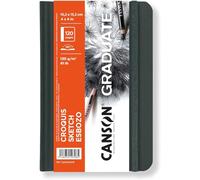 KALANKA-CANSON Graduate Croquis - Carnet 120 pages de papier blanc à croquis 10.2 x 15.2 cm - 120g/m²