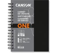 KALANKA-CANSON One - Carnet de croquis spiralé 160 pages - 21.6 x 27.9 cm - 100g/m²