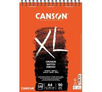 Kalanka-Canson Xl Croquis - Album Spiralé Petit Côté 120 Feuilles A4 90g/M² - Ivoire