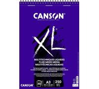 KALANKA-CANSON XL Fluid Mixed Media - Album spiralé 30 feuilles A3 250g/m² - Blanc