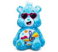 KALANKA-Care Bears Peluche Love Song Bear 22 cm ¿ Jouet en Peluche Collectible avec Badge Note de Musique, Cadeau Câlin pour Enfants de 4 Ans+, Idéal pour Filles & Garçons