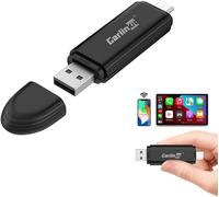 KALANKA-CarlinKit MINI5 Wireless CarPlay Adaptateur, Conversion du CarPlay Filaire d'origine de la Voiture en sans Fil, Plus Compact et Pratique à Ranger
