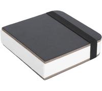 KALANKA-Carnet de Croquis 30 Feuilles de Papier Aquarelle pour Artiste, Carnet de Voyage, Carnet de Voyage carré à Spirale, Collection D'art, Carnet de Croquis, Album pour Dessin (BLACK)