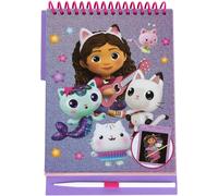 KALANKA-Carnet magique Gabby's Dollhouse avec stylo et papier réutilisable - Carnet de dessin et d'écriture créatif pour filles et fans de Gabby's Dollhouse