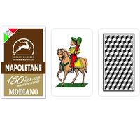 KALANKA-Cartes à Jouer Napoletane Marron Anniversaire 150 Ans
