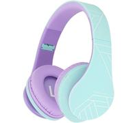 KALANKA-Casque Bluetooth Enfant, P2 Casque Audio pour Enfants avec Volume limité à 85db, Écouteurs sans Fil et Filaires, Casque Pliable et Réglable, Confortable, avec Micro intégré, Micro SD Slot