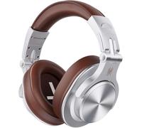 KALANKA-Casque Bluetooth sans Fil BT5.2 avec 72 Heures A70, Réduction de Bruit CVC 8.0, 3 Câbles, Léger Confortable, Pliable, Partage de Musique, Compatible Téléphone, DJ, Piano, Guitare (Argent)