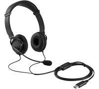KALANKA-- Casque Hi-FI USB avec Micro & Réglage du Volume, Microphone Antibruit Rotatif, Arceau Universel Ajustable (K33065WW)