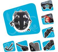 Kalanka-Casque Vélo Enfant Casque Enfants 2-7 Ans Pour Vélo, Skateboard, Vélo De Course, Trottinette, Rollers, Hoverboard Casque Football 3d Léger Et Ajustable 49-55 Cm (Football Marron)