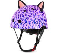 Kalanka-Casque Vélo Enfant Filles 8-14 Ans Casque Trottinette Pour Fille Adolescents Avec Oreilles De Chat Diy, Réglables Casques De Protection Roller Enfant Pour Skateboard, Cyclisme, Patinage