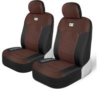 Kalanka-Cat Meshflex Lot De 2 Housses De Siège Avant Pour Voitures, Camions Et Suv \U2013 Housses De Siège Avant Compatibles Avec Airbag \U2013 Avec Accessoires De Housses, Marron Et Noir