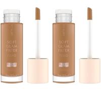 Kalanka-Catrice Soft Glam Fluide Filtre, Base, N° 065, Nude, Nourrissant, Naturel, Brillant, Radieux, Végétalien, Sans Huile, Sans Parfum, Sans Alcool, 1 Pièce (30 Ml) (Lot De 2)