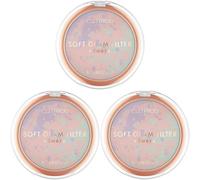 Kalanka-Catrice Soft Glam Poudre Filtrante, N° 010, Multicolore, Éclaircissante, Correctrice De Couleur, Adoucissante, Naturelle, Radieuse, Végétalien, Sans Parfum, Sans Alcool, Sans Paraben, 3 Paque