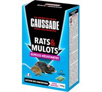 KALANKA-CAUSSADE Anti Rats & Mulots - Efficacité Radicale - Lieux Secs - 6 Sachets Céréales - Prêt À l'Emploi - Une Ingestion Suffit - 150g CARMUC150N