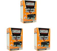 KALANKA-CAUSSADE Boîte pour Appât Rats & Souris avec Clé de Fermeture Tous Types d'Appâts Sécurité Optimale CARBAVCLEN (Lot de 3)