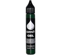KALANKA-CERNIT CE1500030600C - Un flacon de pâte polymère liquide - Gel 30 ml - Pâte à Modeler à Cuire - Couleur vert