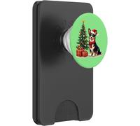 Kalanka-Chapeau De Père Noël Corgi Noir Et Brun Clair Popsockets Popwallet Pour Magsafe