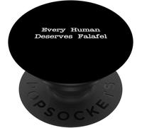 Kalanka-Chaque Humain Mérite La Nourriture Amusante Du Moyen-Orient Falafel Popsockets Popgrip Adhésif