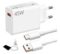 KALANKA-Chargeur 45W, 45W Chargeur Charge Rapide Turbo avec Câble USB C 2m pour Note 13 12 11 10 Pro 13X POCO M6 X5 M5s M4 X3 F3 Mi 11 10T Lite Mi Pad 7 6 5