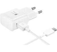 Kalanka-Chargeur Charge Rapide Fast Charge Ep-Ta200 15 W 2 A D'origine + Câble Usb Type C, Pour Samsung Galaxy S8 S9 S10 Note 8 9 (Blanc)