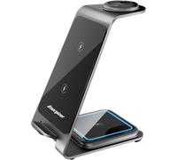 Kalanka-Chargeur De Table Sans Fil 15 W 3 En 1 Support Magnétique Pour Iphone Magsafe, Samsung Et Android Charge Rapide Smartphone, Écouteurs, Smartwatch Usb-C, Support Réglable Wcp302