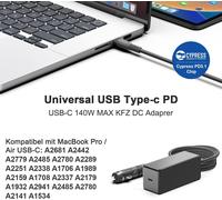 Kalanka-Chargeur De Voiture 12 V-24 V 2 M 140 W Usb C Adaptateur Pd3.1 Chargeur Rapide Pour Macbook Pro/Air, Samsung, Iphone 15/15 Pro/15 Pro Max, Tablette De Type C, Ordinateur Portable, Samsung Gal
