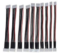 KALANKA-Chargeur d'équilibre de batterie 3S Rallonge de fil de silicone JST-XH Connecteur adaptateur Prise Câble d'équilibrage de batterie Câble d'extension pour batteries Li-Po 200 mm 22 AWG .