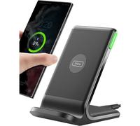 KALANKA-Chargeur Induction 15W, Chargeur sans Fil à Charge Rapide, Wireless Charger Accessoire Bureau pour iPhone 17 16 Pro Max 15 Plus 14 13 12 11, Samsung, Google Pixel, etc.