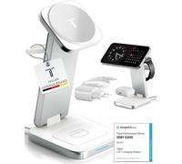 Kalanka-Chargeur Induction Iphone \U2013 Station De Charge Apple 3 En 1, Station De Recharge Rapide 20w En Aluminium Premium, Support Pour Iphone, Apple Watch Et Airpods