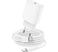 KALANKA-Chargeur iPhone 17 16 15 avec Cable de Charge, Chargeur Rapide USB C Original 20W avec câble USB C AUT C 2M Compatible avec Apple iPhone 17 Air/16e/15 /Pro Max/Plus, iPad Pro 12.9, 11 10/Mini
