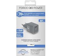 Kalanka-Chargeur Maison 30w Power Delivery Gan Garanti À Vie Gris - 100% Plastique Recyclé