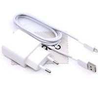 Kalanka-Chargeur Pour Original Huawei Câble De Chargement Hw-050200e02 + Câble De Données Pour Huawei Ascend P7/P7 Mini/P8/P8lite/P6/Mate 7/Mate S Secteur 2a Avec Chiffon De Nettoyage Mungoo