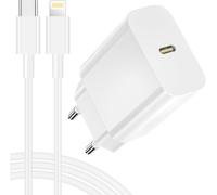KALANKA-Chargeur Rapide iPhone avec Cable Lightning 2M, 25W Chargeur USB C Rapide pour Apple iPhone 14/14 Plus/14 Pro Max/13/12/11/SE/X/8, Prise Charger USBC Adaptateur Secteur Chargeur Phone Rapide