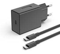 KALANKA-Chargeur Rapide USB-C 25W Super Charge Rapide pour Samsung S25/S24 Plus/S23/S22 Ultra/S22+/S21/S20/A54/A34/A53/A33/A23/A56 5G/Note 20/10+/A71/A16, Charge Rapide Type-C (Noir)