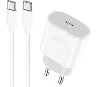 KALANKA-Chargeur Rapide USB C pour iPhone 17/17 Air/17 Pro/17 Pro Max/16 15 16e/16 15 Pro Max/16 15 Plus/iPad P ro/Air,iPad 10 G¿n¿ration,Prise 20W Adaptateur Secteur Embout USB C et 2M C¿ble C to C