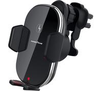 Kalanka-Chargeur Sans Fil Magnétique Motorisé, Support Téléphone Automatique Pour Bouches D¿Aération, Jusqu¿À 6,7 92 Mm, Pour Iphone, Samsung, Etc