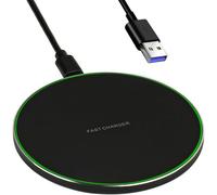 KALANKA-Chargeur sans Fil Rapide 20W à Induction Qi ¿ Station de Recharge Universelle pour iPhone 16/15/14/13/12, Galaxy S25/S24/S23/S22/S21, Hua-wei, Xiao-mi, Air-Pods et Autres Appareils Compatible