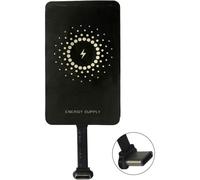 KALANKA--Chargeur sans Fil USB Type C 1300mA Magic Tag Super Rapide Qi Récepteur et Adaptateur Compatible avec Google Pixel, Samsung, Huawei, LG, Sony, Motorola, Nokia, etc (Longue, Plastique)